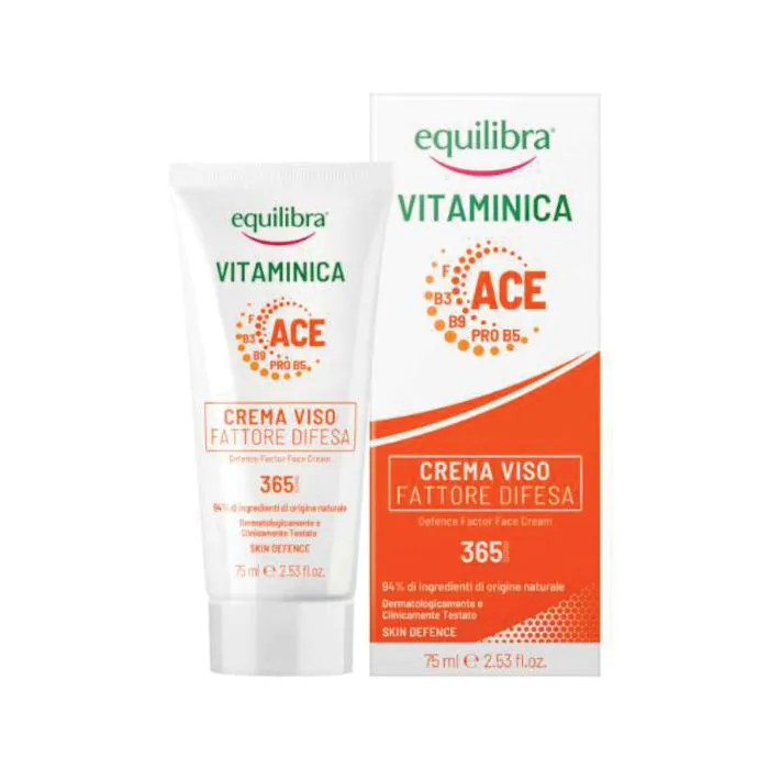 Equilibra viso vitaminica crema viso fattore difesa 75 ml Equilibra viso vitaminica crema viso fattore difesa 75 ml