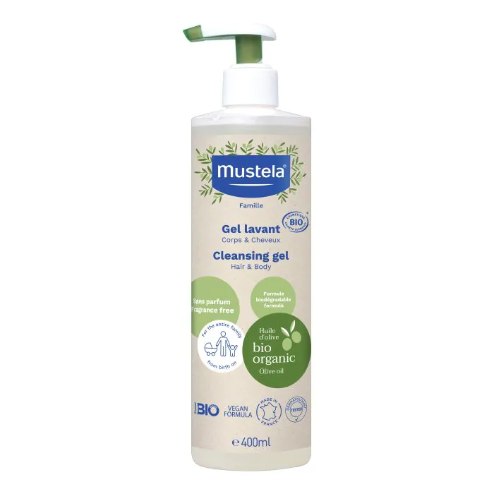 Mustela Gel Detergente Bio Senza Profumo 400 ml Mustela Gel Detergente Bio Senza Profumo 400 ml