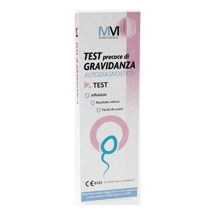 Munus medical test precoce autodiagnostico di gravidanza 2 pezzi Munus medical test precoce autodiagnostico di gravidanza 2 pezzi
