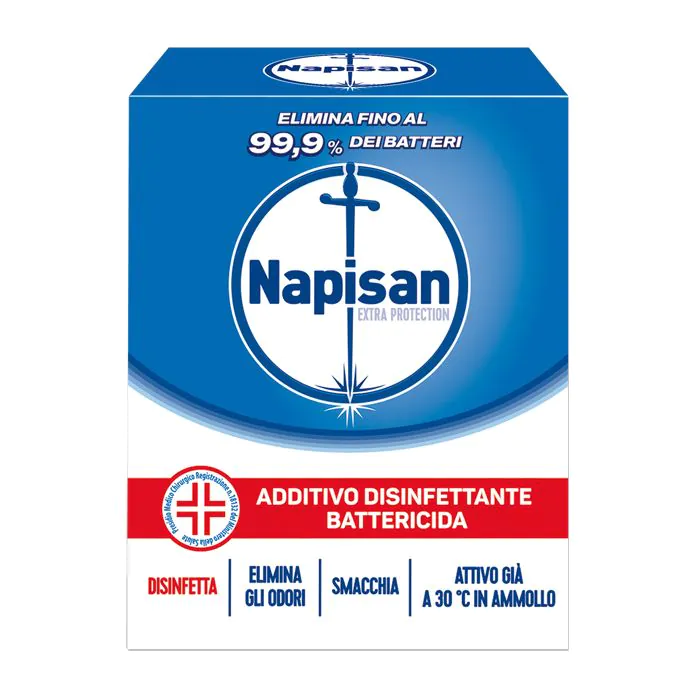 NAPISAN - Extra Protection - Additivo Igienizzante Battericida Polvere 500 G NAPISAN - Extra Protection - Additivo Igienizzante Battericida Polvere 500 G