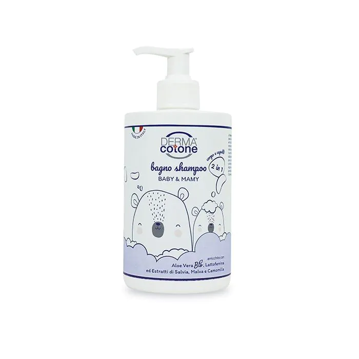 Dermacotone bagno shampoo 2 in 1 corpo e capelli baby & mamy 500 ml Dermacotone bagno shampoo 2 in 1 corpo e capelli baby & mamy 500 ml