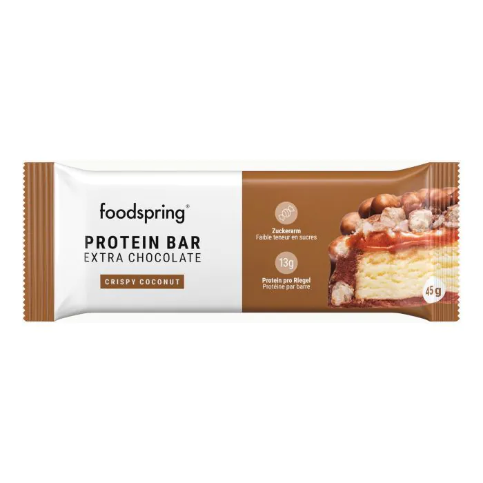 Protein bar extra chocolate crispy coconut 45 g Protein bar extra chocolate crispy coconut 45 g