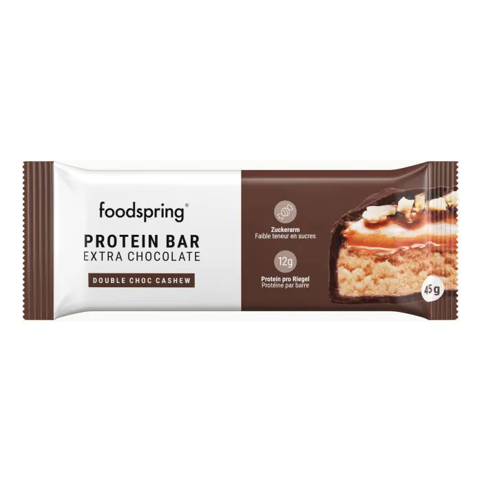 Protein bar extra chocolate double chocolate 45 g Protein bar extra chocolate double chocolate 45 g