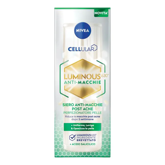 Nivea luminous 630 siero 3in1 macchie dell'acne 30 ml Nivea luminous 630 siero 3in1 macchie dell'acne 30 ml