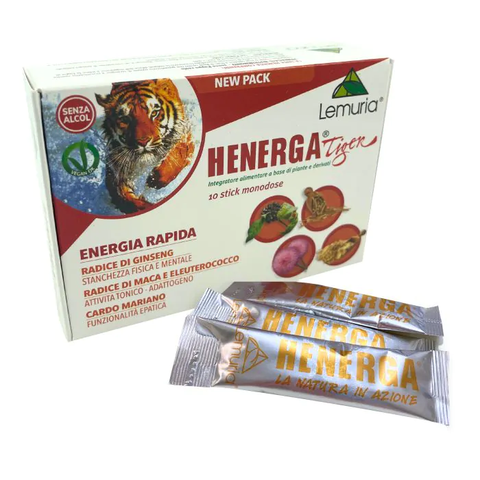 Henerga tiger 10 stick da 10 ml Henerga tiger 10 stick da 10 ml