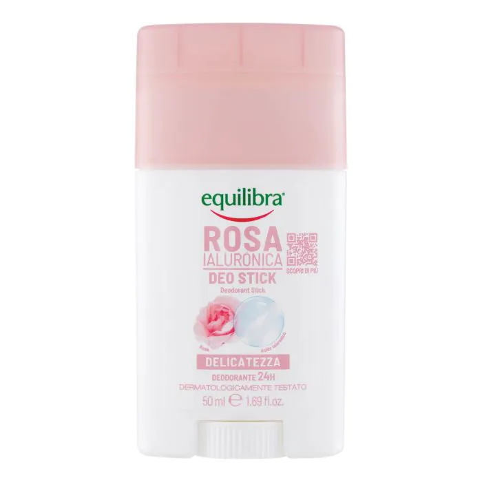 EQUILIBRA - Rosa ialuronica - deodorante stick 50 ml EQUILIBRA - Rosa ialuronica - deodorante stick 50 ml
