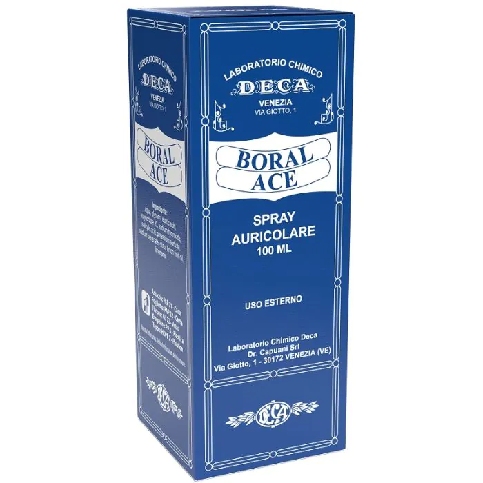 Boral ace spray auricolare 100 ml Boral ace spray auricolare 100 ml