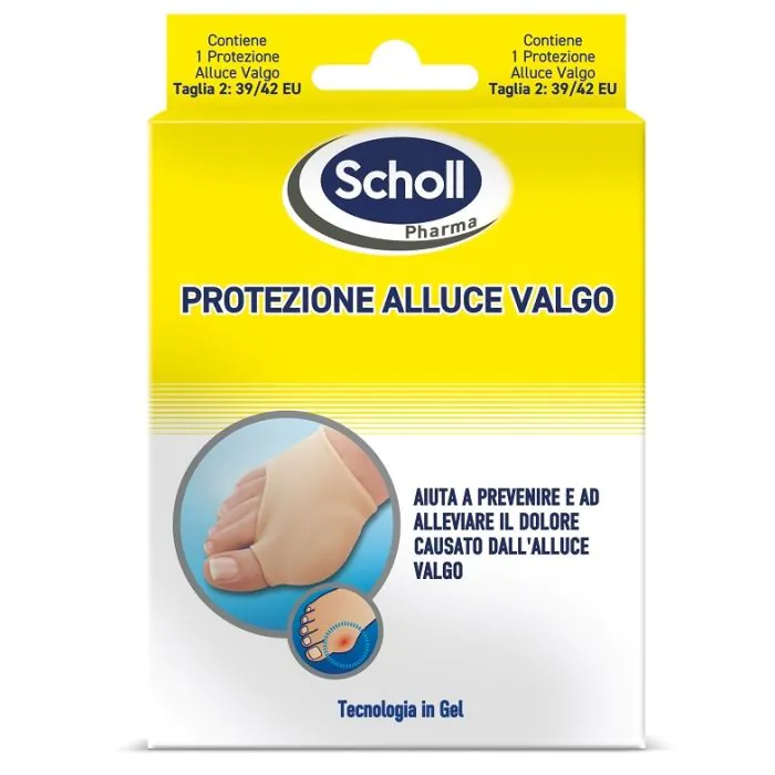 Scholl Protezione Alluce Valgo 1 Protezione Taglia 39-42 Scholl Protezione Alluce Valgo 1 Protezione Taglia 39-42