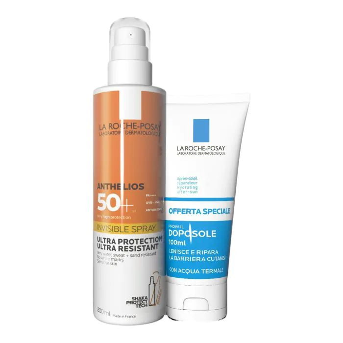 La Roche-Posay Anthelios Shaka Spray SPF50+ 200 ml + Posthelios Doposole 150 ml La Roche-Posay Anthelios Shaka Spray SPF50+ 200 ml + Posthelios Doposole 150 ml
