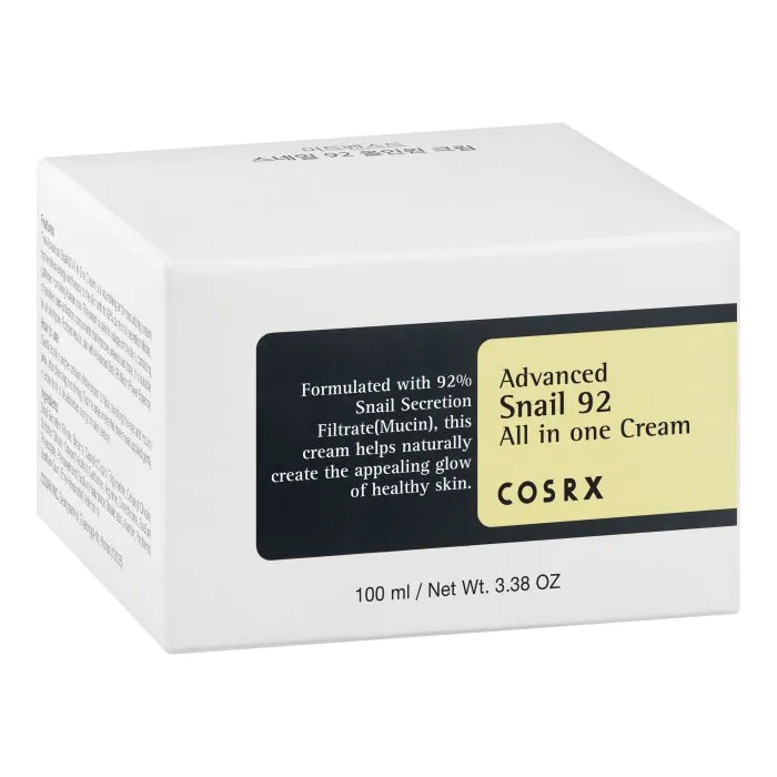 COSRX - Advanced Snail 92 - Crema coreana tutto in uno 100 ml COSRX - Advanced Snail 92 - Crema coreana tutto in uno 100 ml