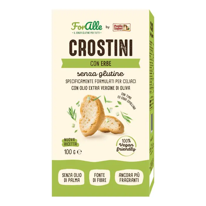 Foralle crostini alle erbe 100 g Foralle crostini alle erbe 100 g