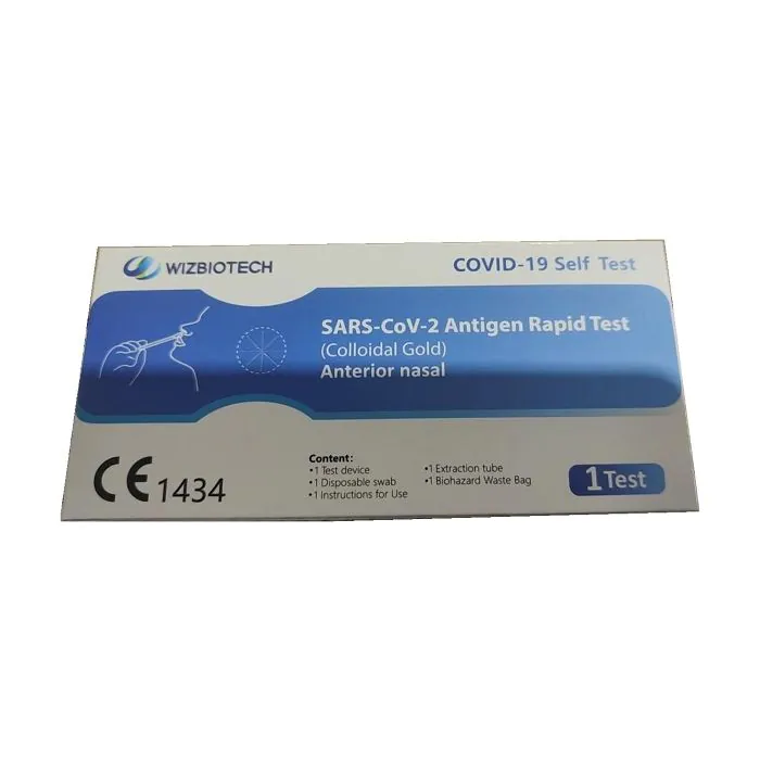 Test antigenico rapido covid-19 wizbiotech autodiagnostico rilevazione qualitativa antigene sars-cov-2 in tamponi nasali Test antigenico rapido covid-19 wizbiotech autodiagnostico rilevazione qualitativa antigene sars-cov-2 in tamponi nasali