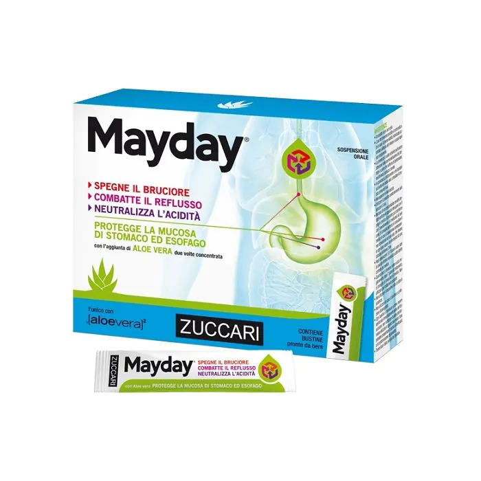 Mayday sospensione per uso orale alla menta 12 bustine 10 ml