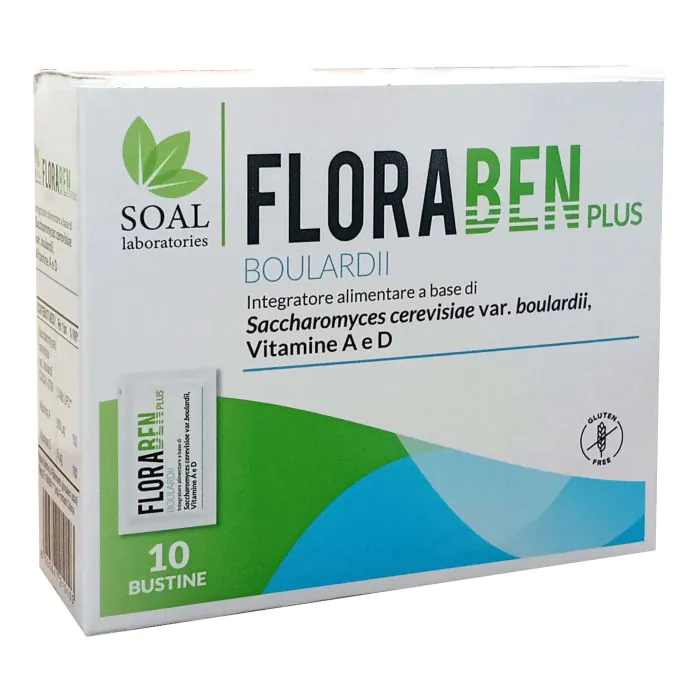 Floraben plus boulardii 10 bustine Floraben plus boulardii 10 bustine
