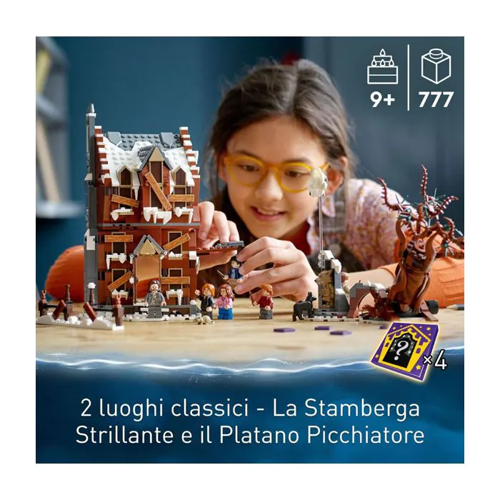 Lego harry potter la stamberga strillante e il platano picchiatore