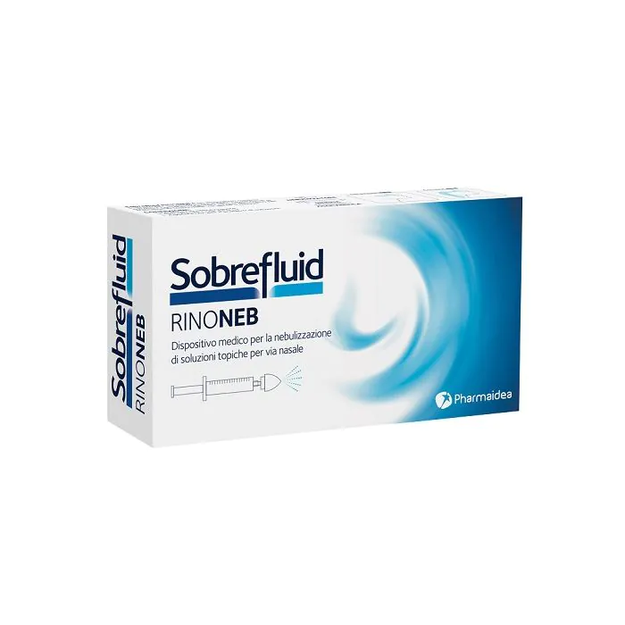 Sobrefluid rinoneb dispositivo nebulizzatore + siringa luer lock da 50 ml + agocannula per prelievo soluzione Sobrefluid rinoneb dispositivo nebulizzatore + siringa luer lock da 50 ml + agocannula per prelievo soluzione