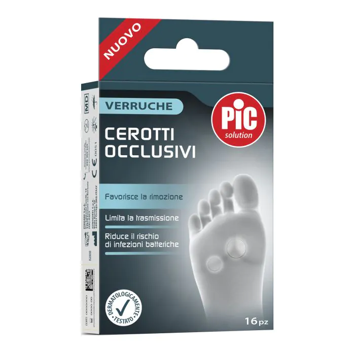Pic Solution Cerotti Occlusivi Per Il Trattamento Verruche Confezione Mix 16 Pezzi