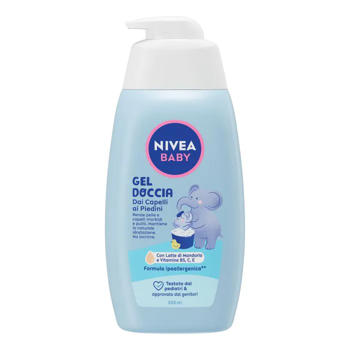 Nivea baby detergente dai capelli ai piedini 500 ml