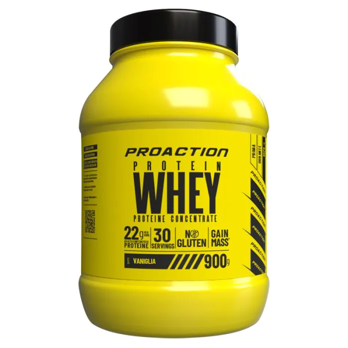 Proaction fit whey protein vaniglia 900 g Proaction fit whey protein vaniglia 900 g