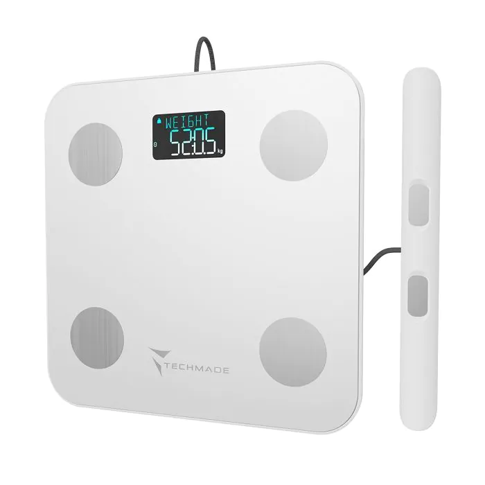 Techmade bilancia body fat con elettrodi tm-scale2