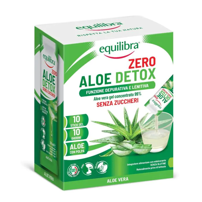 Equilibra Aloe Detox Zero Depurativo 12 Stick Equilibra Aloe Detox Zero Depurativo 12 Stick