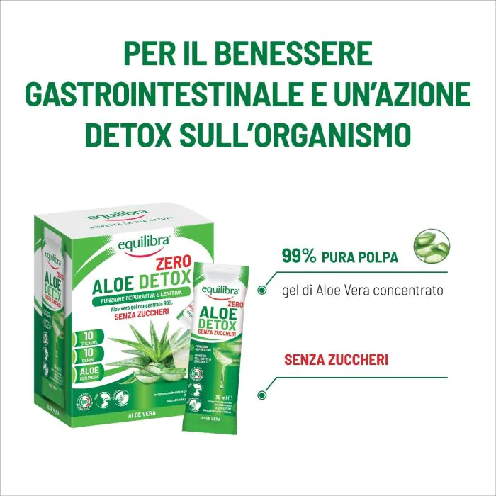Equilibra Aloe Detox Zero Depurativo 12 Stick