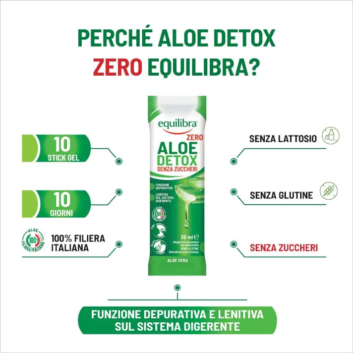 Equilibra Aloe Detox Zero Depurativo 12 Stick