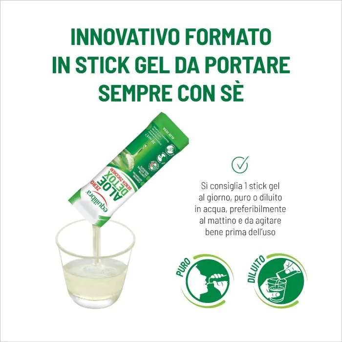 Equilibra Aloe Detox Zero Depurativo 12 Stick