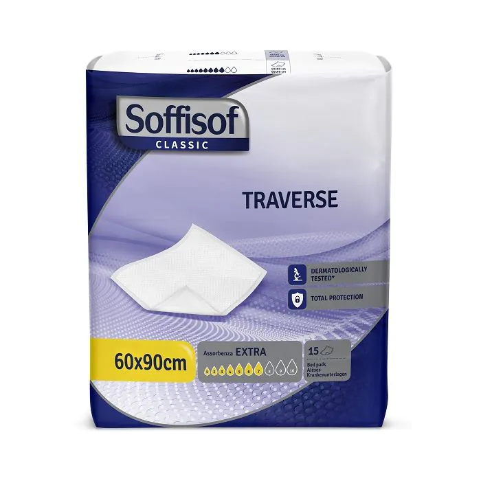 Traversa per incontinenza soffisof classic ultra 60x90 cm 15 pezzi