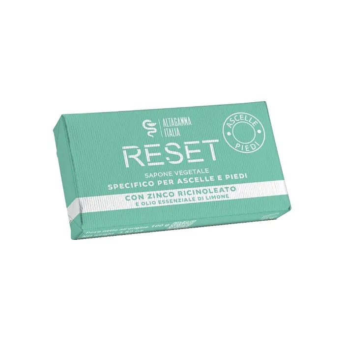 Reset sapone vegetale ascelle e piedi 100 g Reset sapone vegetale ascelle e piedi 100 g