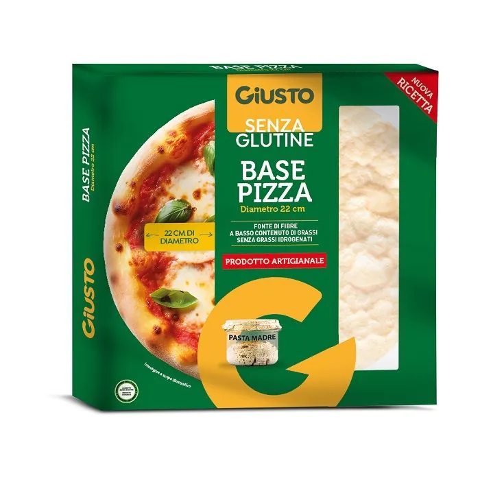 Giusto senza glutine base pizza 190 g Giusto senza glutine base pizza 190 g