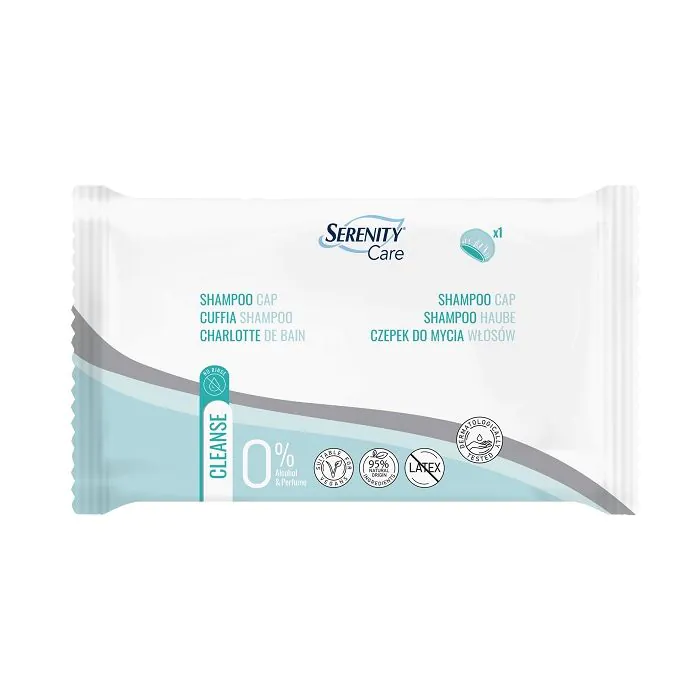 Serenity care cuffia shampoo capelli adatta a persone con ridotta mobilita'
