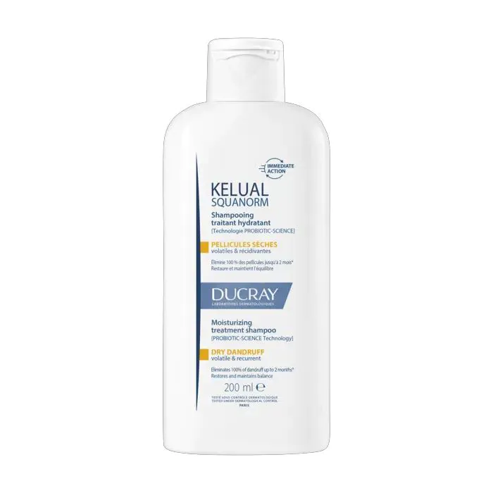 Ducray Kelual Squanorm Shampoo Trattante Idratante Forfora Secca 200 ml Ducray Kelual Squanorm Shampoo Trattante Idratante Forfora Secca 200 ml