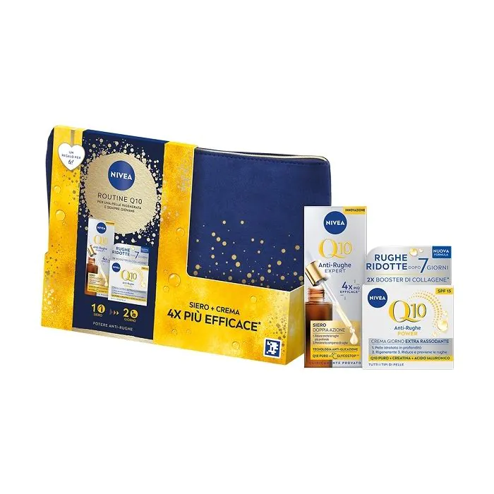 Nivea kit routine q10 2024 1 crema viso + 1 siero viso Nivea kit routine q10 2024 1 crema viso + 1 siero viso