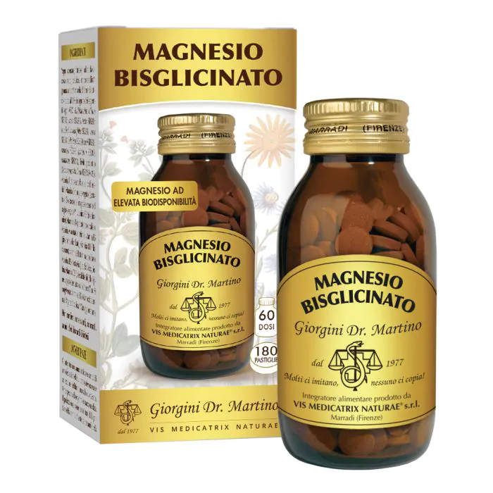 Magnesio bisglicinato 180 pastiglie Magnesio bisglicinato 180 pastiglie
