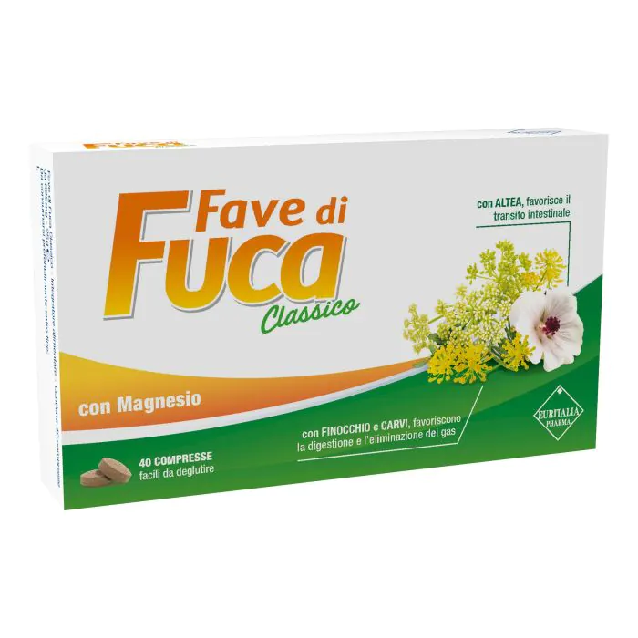Fave di Fuca Classico Transito Intestinale 40 Compresse New