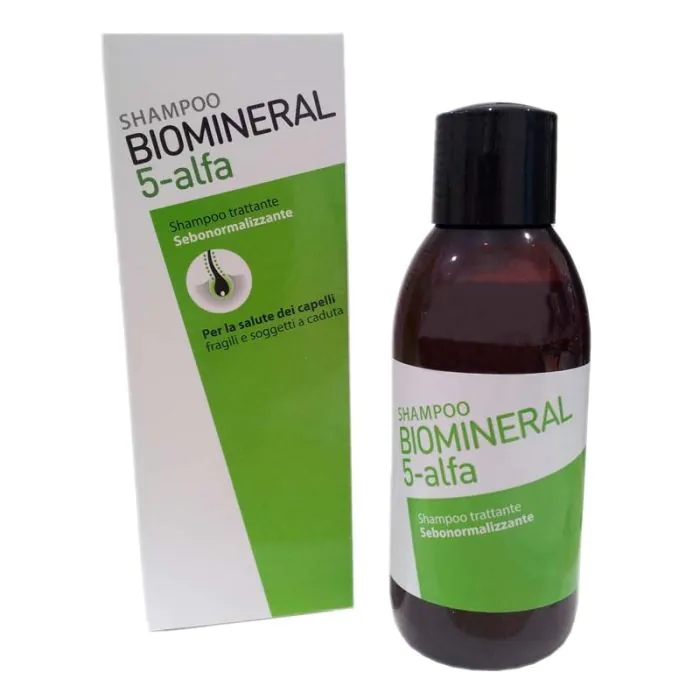 Biomineral 5-Alfa Shampoo Trattante Sebonormalizzante 200 ml Biomineral 5-Alfa Shampoo Trattante Sebonormalizzante 200 ml