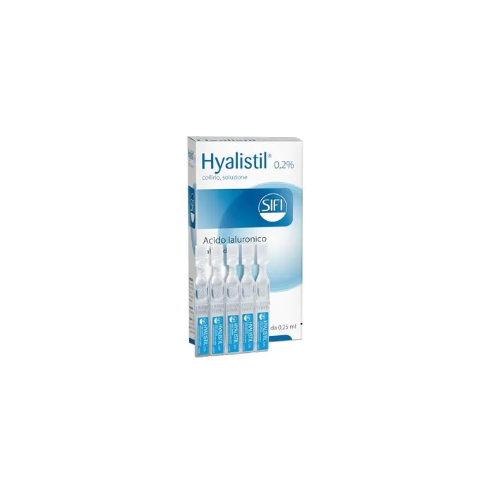 Hyalistil 0,25 ml collirio 20 dosi Hyalistil 0,25 ml collirio 20 dosi