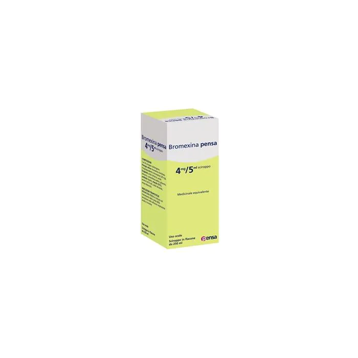 Bromexina Sciroppo 250ml pensa Bromexina Sciroppo 250ml pensa