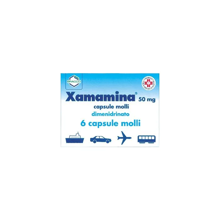 Xamamina 6 capsule da 50 mg Xamamina 6 capsule da 50 mg