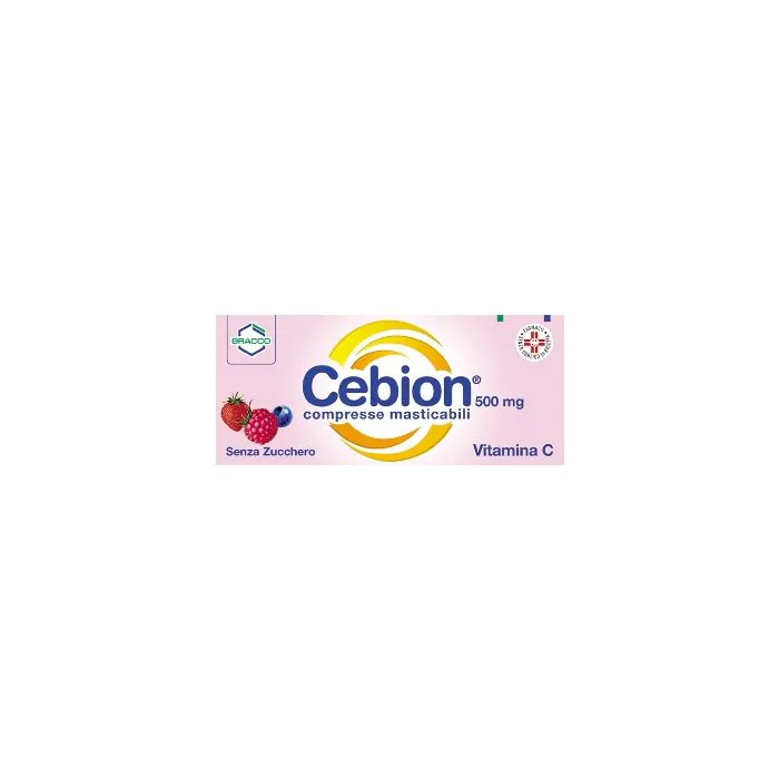 Cebion 500 20 compresse masticabili senza zucchero Cebion 500 20 compresse masticabili senza zucchero