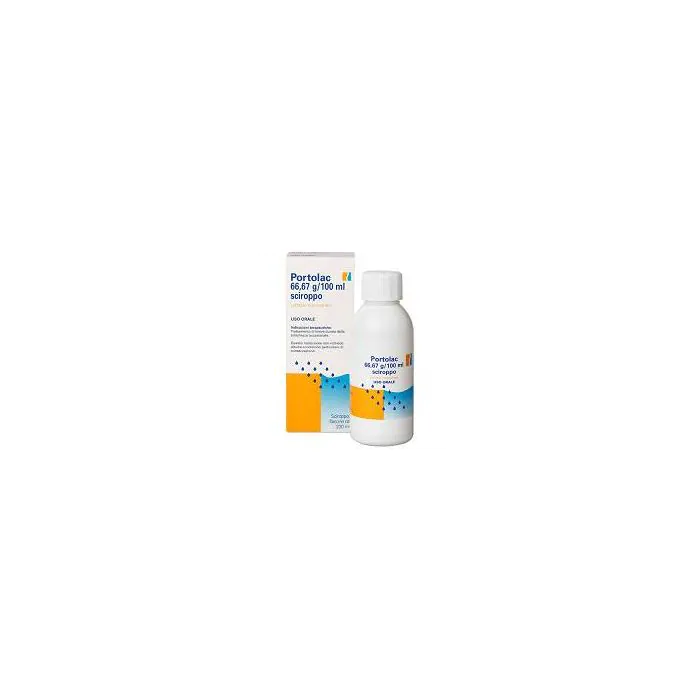 Portolac Sciroppo Flacone 200ml 66,67g Portolac Sciroppo Flacone 200ml 66,67g