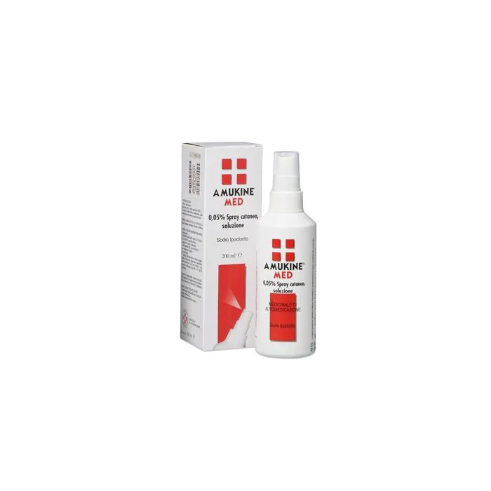 Amukine med spray cutaneo 200 ml 0,5% Amukine med spray cutaneo 200 ml 0,5%
