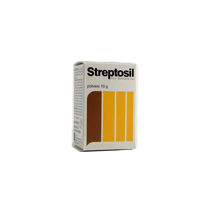 Streptosil neomicina polvere cutanea 10 g Streptosil neomicina polvere cutanea 10 g