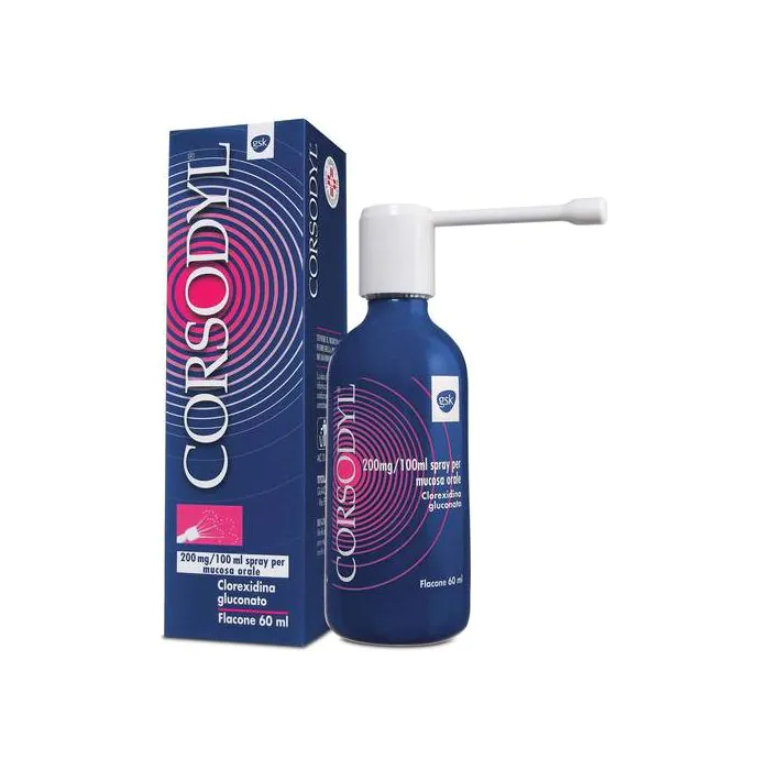 Corsodyl spray orale 60ml 200mg/100m Corsodyl spray orale 60ml 200mg/100m