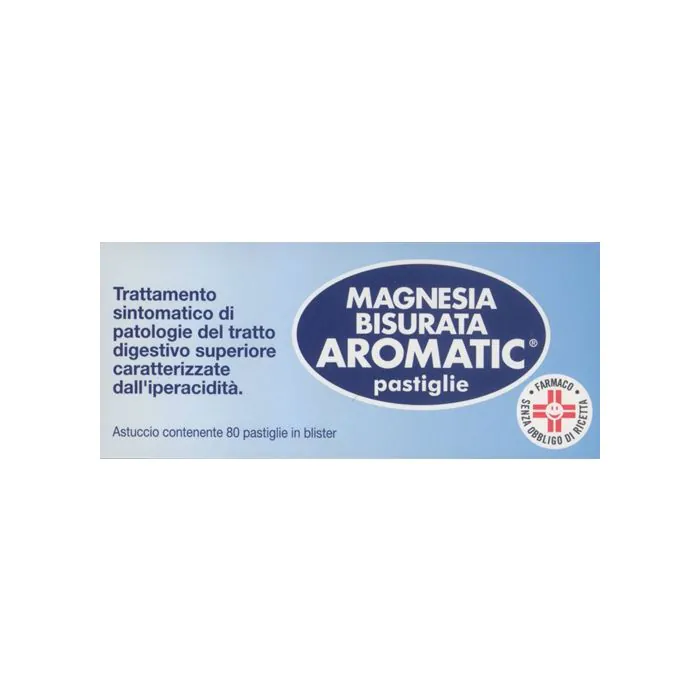 Magnesia bisurata aromatic 80 pastiglie Magnesia bisurata aromatic 80 pastiglie