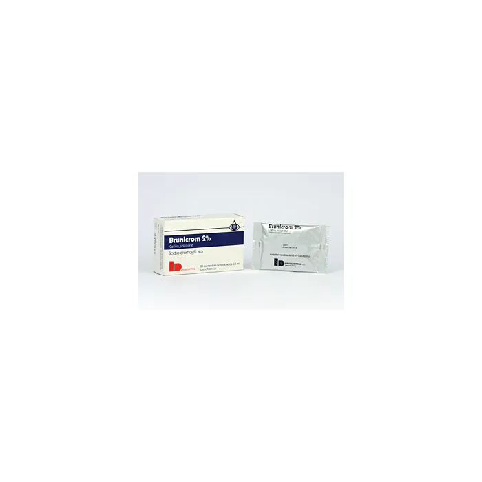 Brunicrom Collirio 20 Contenitori Da 0,3 ml 2% Brunicrom Collirio 20 Contenitori Da 0,3 ml 2%