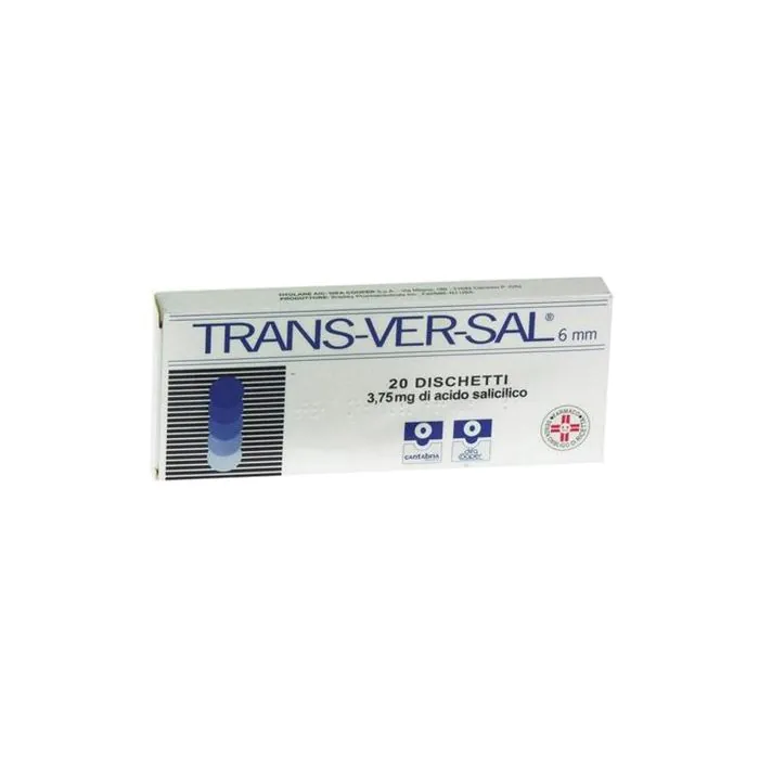 Transversal 20 cerotti 3,75mg/6mm Transversal 20 cerotti 3,75mg/6mm