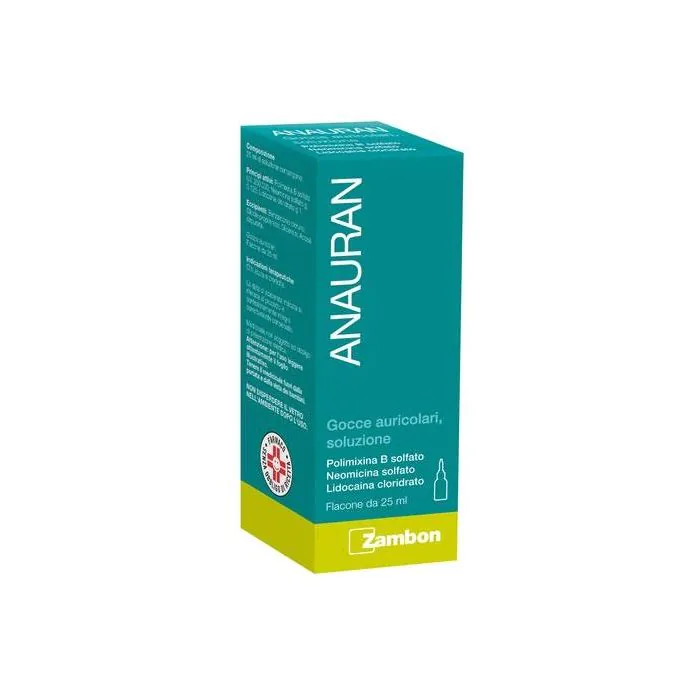 Anauran gocce auricolari flaconcino 25 ml Anauran gocce auricolari flaconcino 25 ml