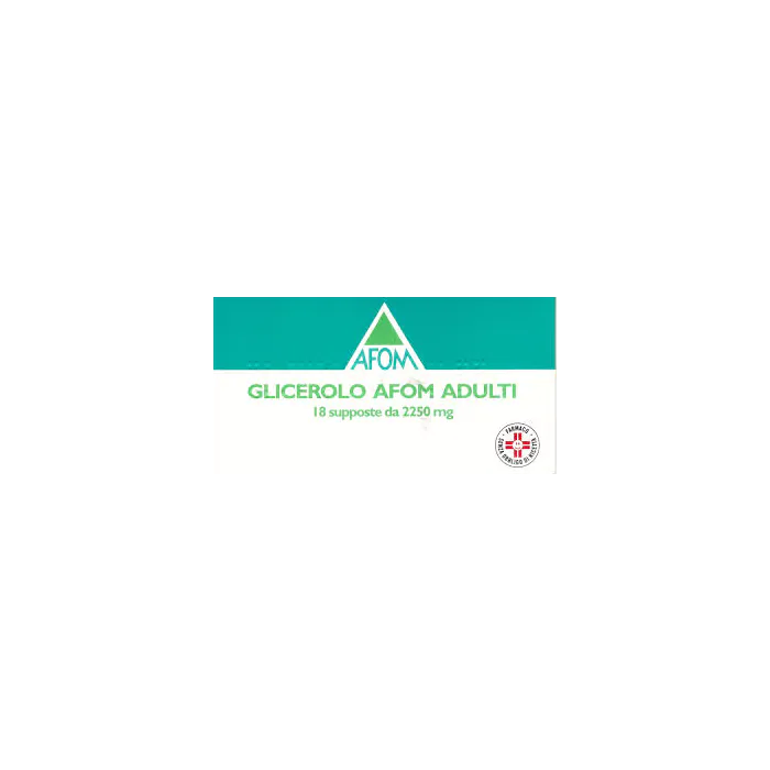 Glicerolo afom 18 supposte adulti Glicerolo afom 18 supposte adulti